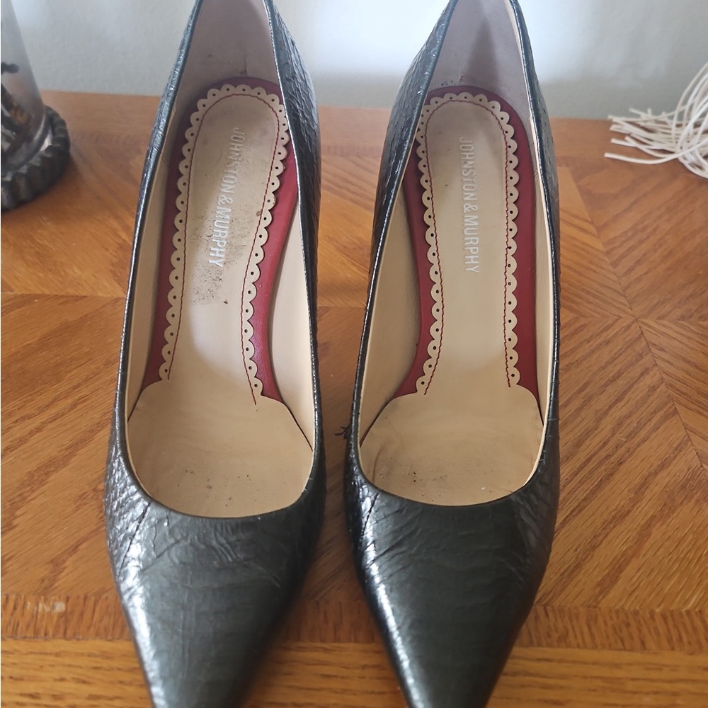 Johnston & Murphy ink blue Women's Shoes